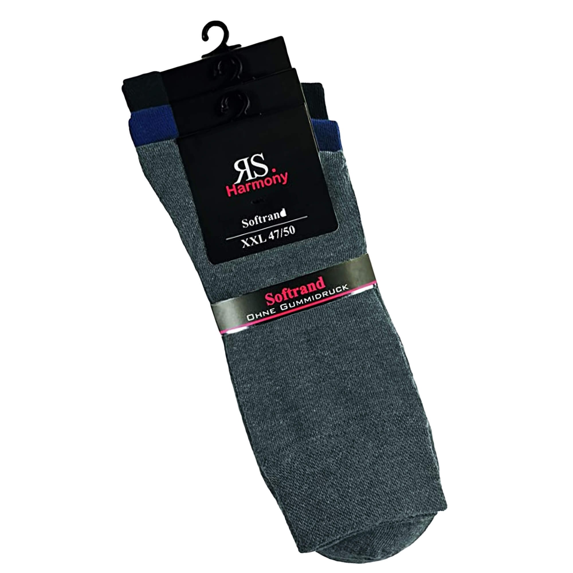 Pánské nadměrné bavlněné XXL ponožky RS