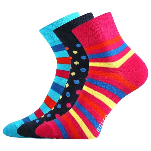 JANA dámské barevné ponožky - MIX 42