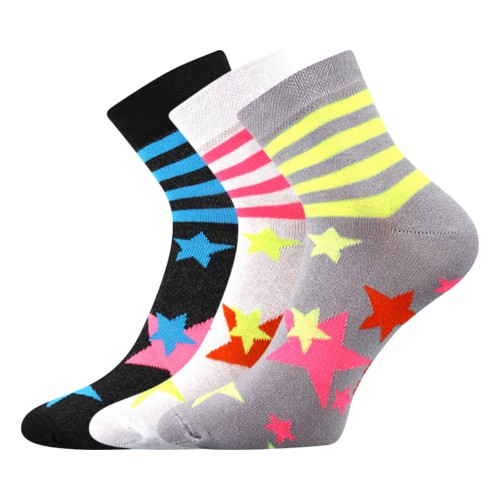 JANA dámské barevné ponožky - MIX 45
