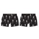 JACK boxers pánské bavlněné boxerky Voxx - vzor SKELETON