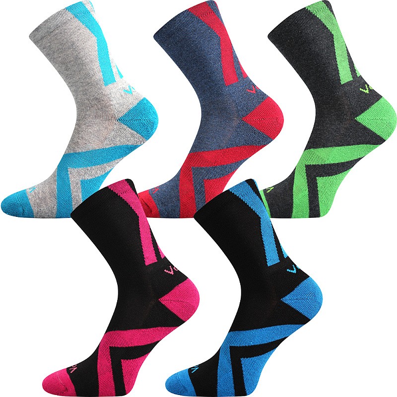 JEFF 01 sportovní klasické polstrované ponožky Voxx