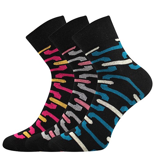 JANA dámské barevné ponožky - MIX 49