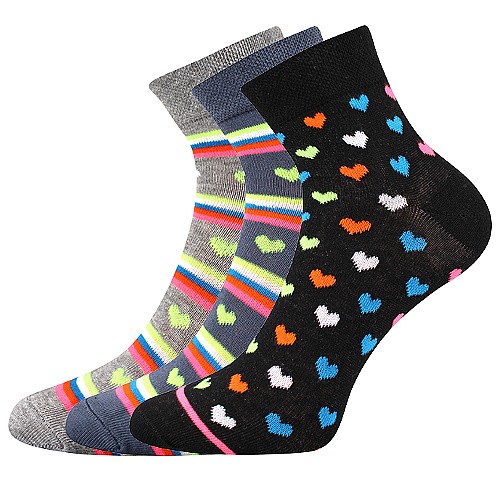 JANA dámské barevné ponožky - MIX 52