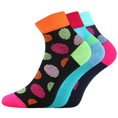 JANA dámské barevné ponožky - MIX 50