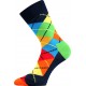 WOODOO barevné ponožky Lonka - CRAZY KÁRO - 1 pár EXTRA