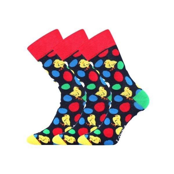 WOODOO barevné ponožky Lonka - KUŘE - 1 pár EXTRA