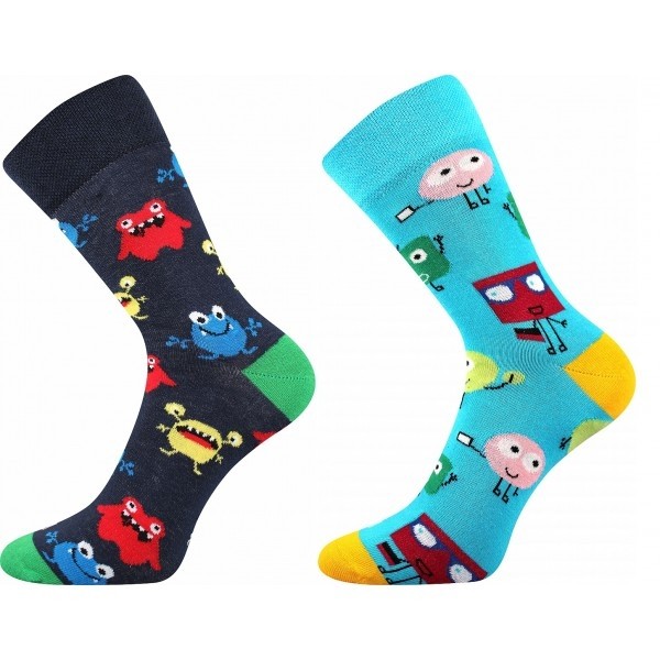 WOODOO barevné ponožky Lonka - OBLUDY - 1pár EXTRA