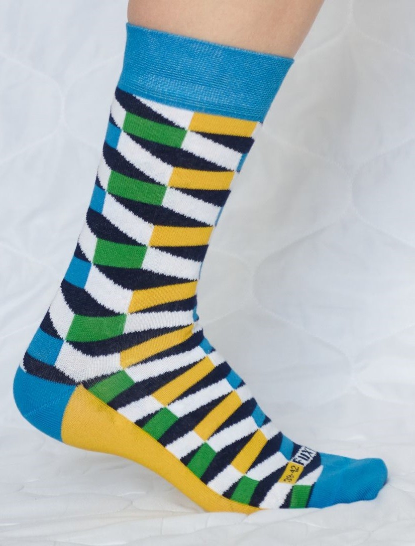 FX-SCHODY veselé barevné ponožky