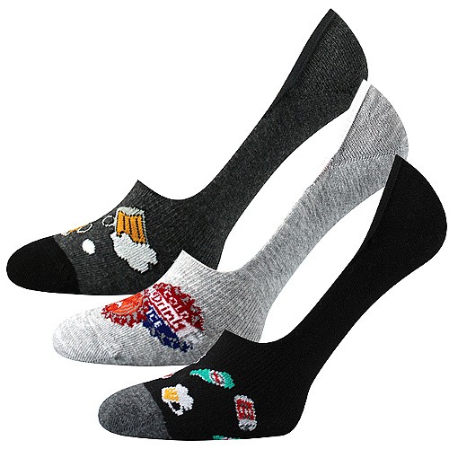 VORTY extra nízké bavlněné ponožky Lonka - PIVO