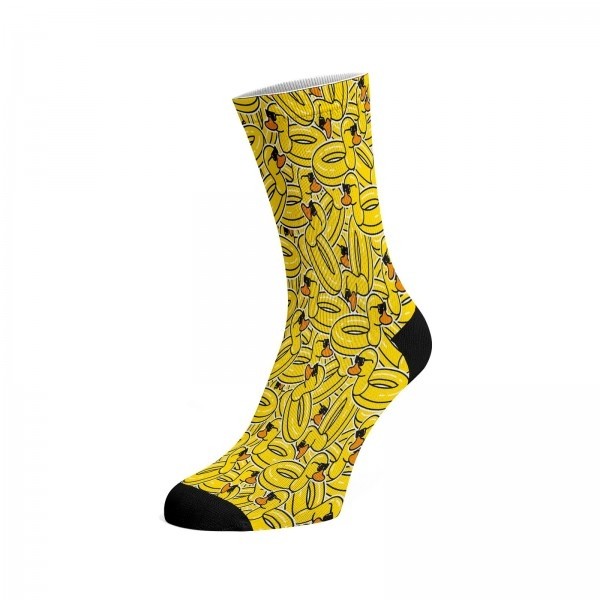 DUCK PARADISE veselé potištěné bavlněné ponožky Walkee