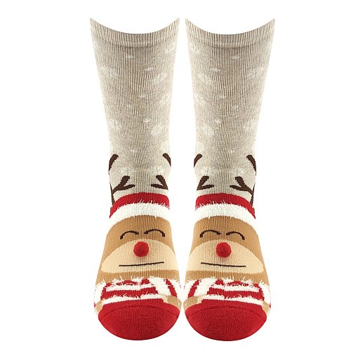 RUDÍK dětské vánoční ponožky Boma