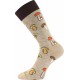 WOODOO barevné ponožky Lonka - HOUBY - 1 pár EXTRA