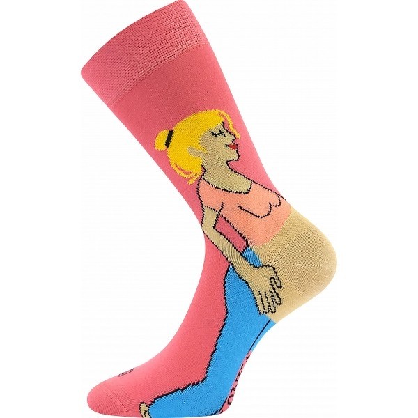 WOODOO barevné ponožky Lonka - TĚHULE - 1 pár EXTRA
