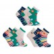 ROCK STAR dětské kotníkové barevné ponožky TRENDY SOCKS