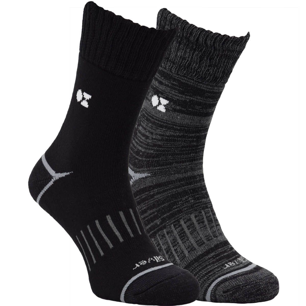 Active pánské jednobarevné bavlněné froté ponožky se stříbrem OXSOX