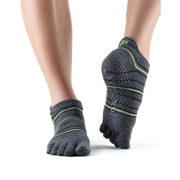LOW RISE prstové protiskluzové ponožky ToeSox - AMPED