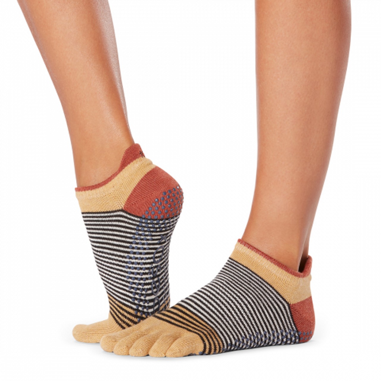 LOW RISE prstové protiskluzové ponožky ToeSox - COMPOSITION