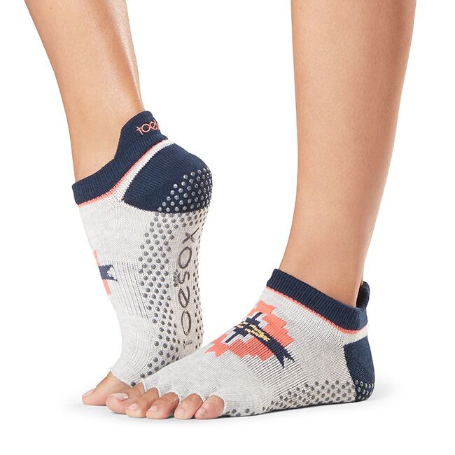 LOW RISE bezprstové protiskluzové ponožky ToeSox - YONDER
