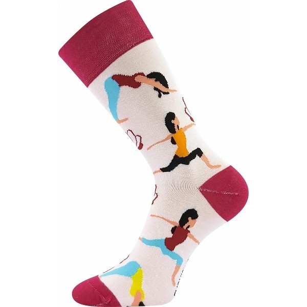 TUHU barevné ponožky Lonka - JOGA - 1 pár EXTRA