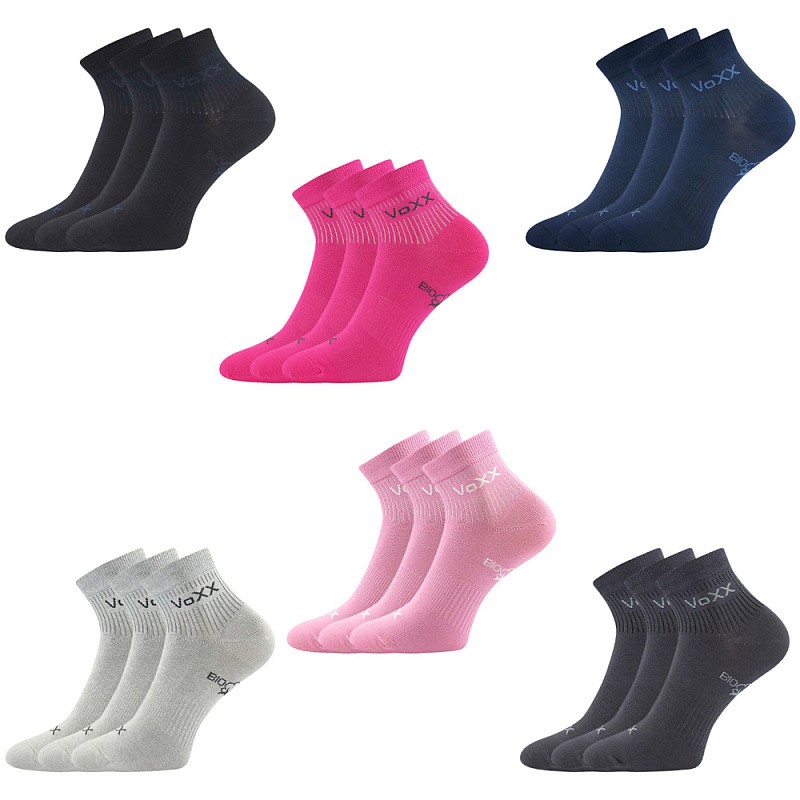 BOBY kotníkové sportovní ponožky z BIO bavlny VoXX