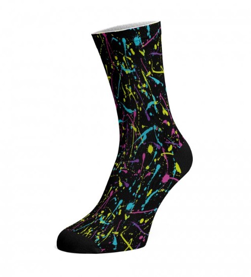 SPLASH barevné potištěné bavlněné ponožky Walkee