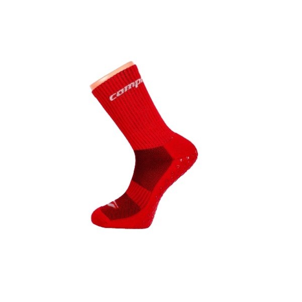 CSX-GOAL ABS protiskluzové sportovní ponožky Compressox - RED