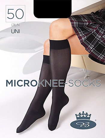 MICRO KNEE-SOCKS 50 DEN punčochové podkolenky Lady B - 6 párů