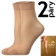 NYLON SOCKS 20 DEN punčochové ponožky Lady B - 12 párů