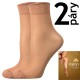 NYLON SOCKS 20 DEN punčochové ponožky Lady B - 12 párů